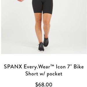 SPANX Every.Wear™ Icon 7" Bike Short NWT